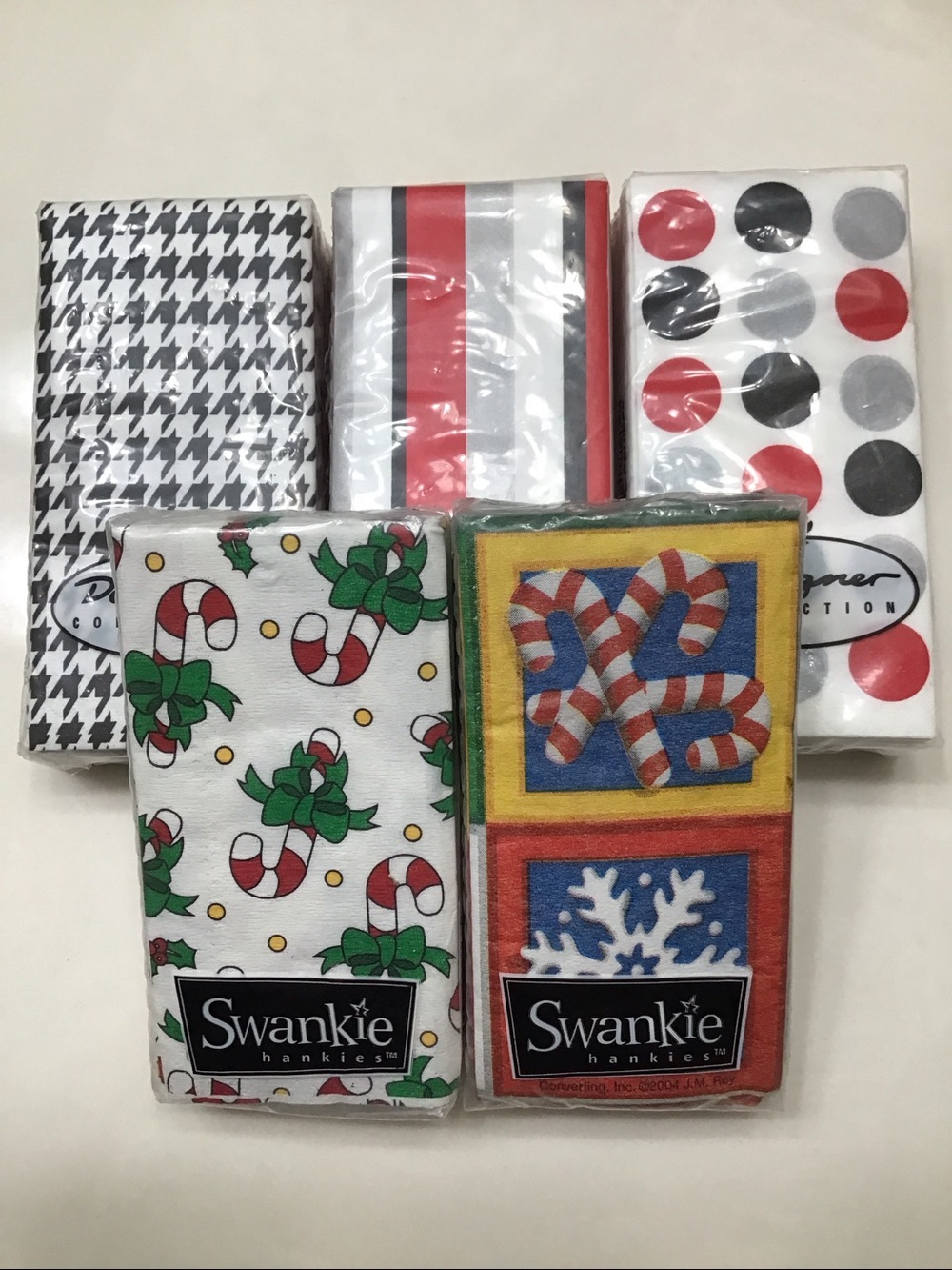 Disposable Hankies, bundle of 5 packs